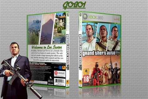 Grand Theft Auto V Xbox 360 Box Art Cover By Gobo1