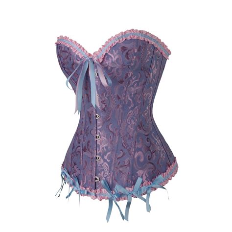 Lovskoo Women S Renaissance Hourglass Corset Lace Up Boned