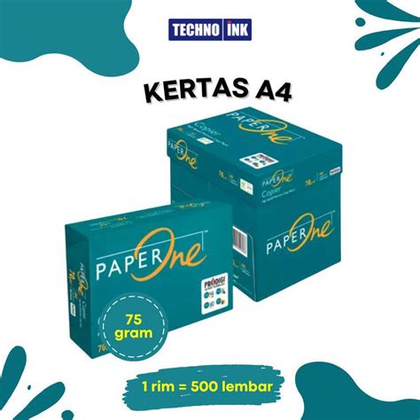 Kertas A4 Paperone 75 Gram