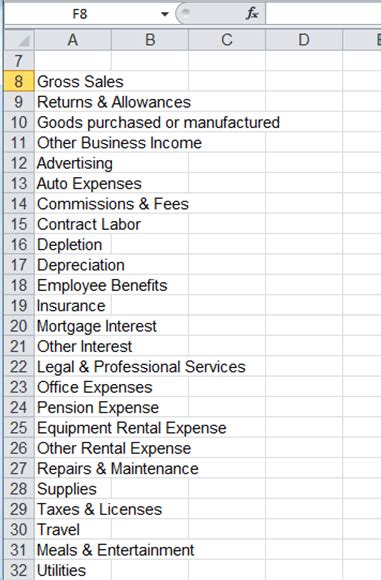 How To Do Taxes In Excel Free Template Included