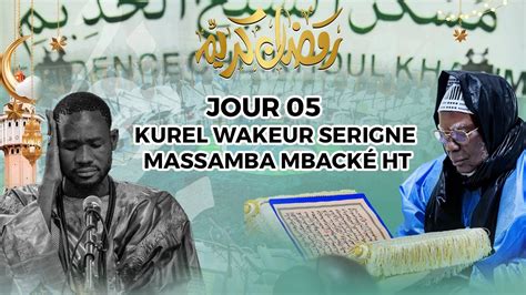 En Direct R Sidence Cheikhoul Khadim Jour Prestation Kurel Wakeur