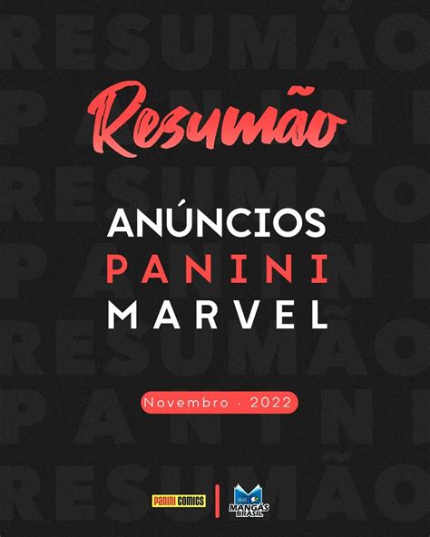 Mang S Brasil On Twitter Resumo Dos An Ncios Da Marvel Para Novembro