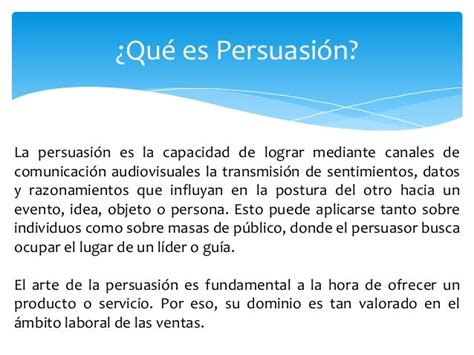 Persuasión