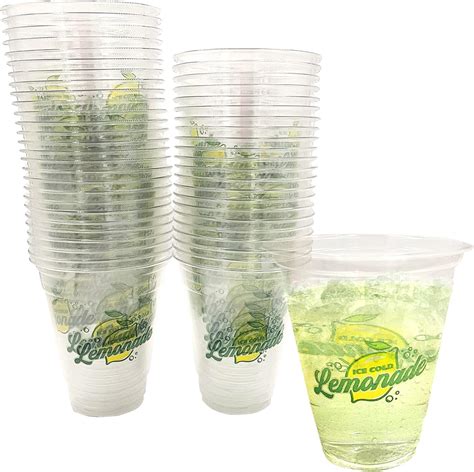 Upper Midland Products Lemonade Cups Plastic Lemonade