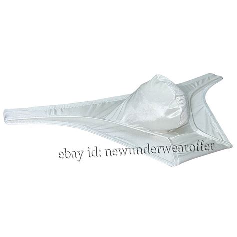 Men S Silk Satin Bikini Briefs Underwear Enhance Pouch Cheeky Briefs Underpants Ebay