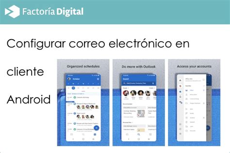 Configurar correo electrónico en cliente Android Factoria Digital