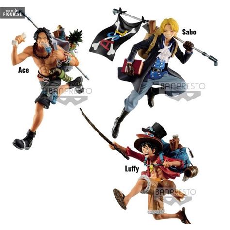 Jual Mainan Hobi Figure Luffy Ace Sabo Sculptures Action Figure One