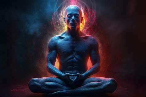 Premium Ai Image Pacifying Spirituality Concept Of Meditation And