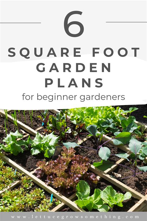 Planning Your Square Foot Garden Free Printable Lettuce Grow Something