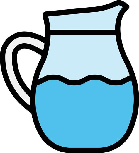 ilustración de diseño de icono de vector de jarra de agua 21677288