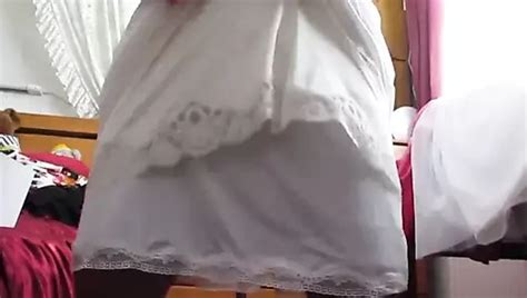 Wanking Cumming In Vintage Nylon Nighties Gay Man Porn Xhamster