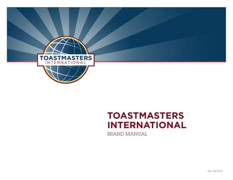 Brand Manual Toastmasters International