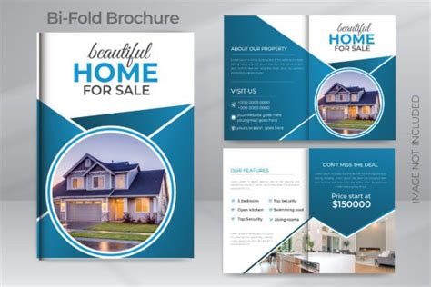 Real Estate Brochure with 4 Page Design Graphic by VMSIT · Creative Fabrica