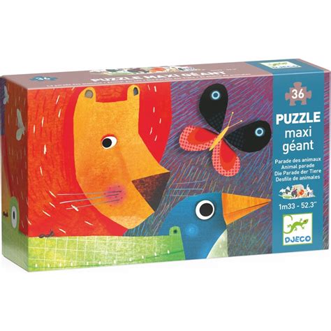 Puzzle Pi Ces G Ant La Parade Des Animaux Djeco