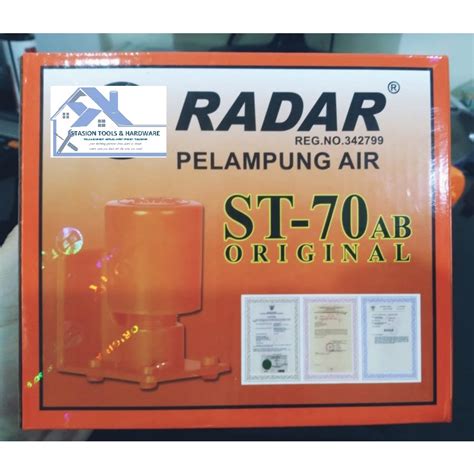 Jual Pelampung Air Toren ST 70 AB RADAR Original Hologram Shopee