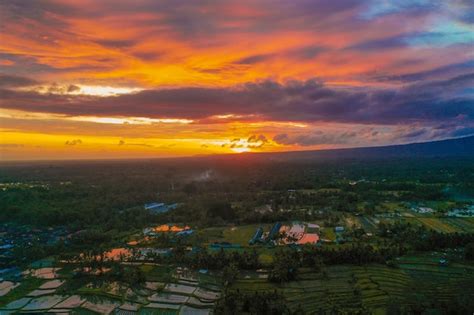 Premium Photo | Sunset in denpasar