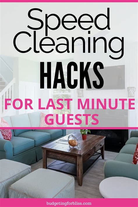 How To Speed Clean Your Home In 30 Minutes Or Less Budgeting For