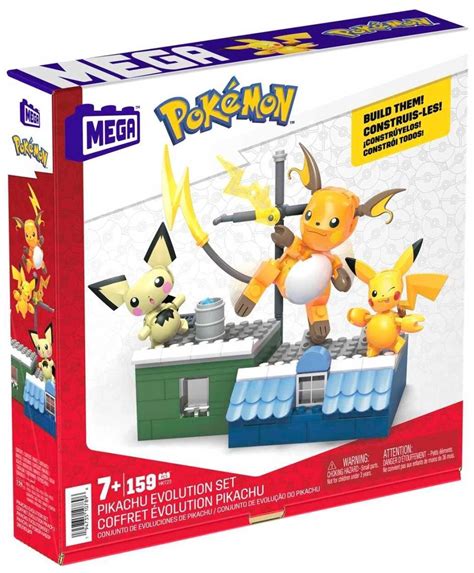 MEGA Pokémon Ewolucja Pikachu HKT23 Klocki plastikowe niskie ceny i