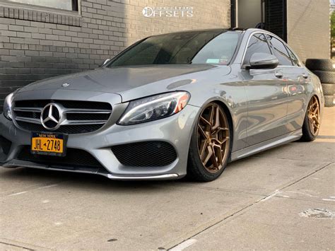 2016 Mercedes Benz C300 With 20x9 25 Rohana Rfx11 And 23535r20 Zenna