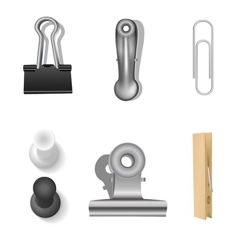 premium vector clips set vector