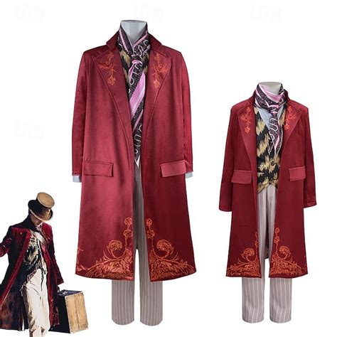 Charlie and the Chocolate Factory Wonka Willy Wonka Cosplay Costume ...