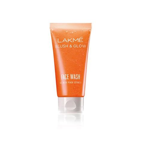 Buy Lakme Blush And Glow Peach Gel Face Wash 50 Gm Online At Best Price