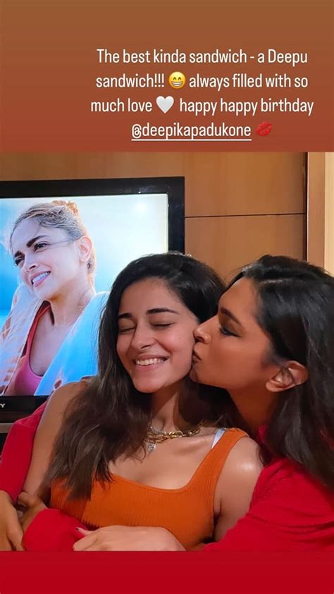 Ananya Panday Wishes Gehraiyaan Co Star Deepika Padukone With A