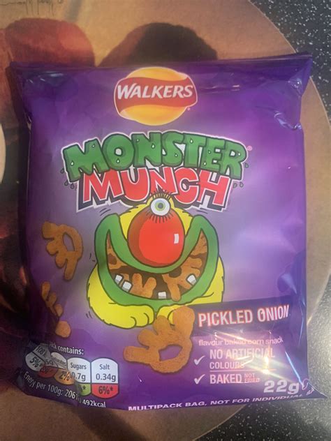 Zoe On Twitter My First Bag Of Monster Munch Since Being Home From