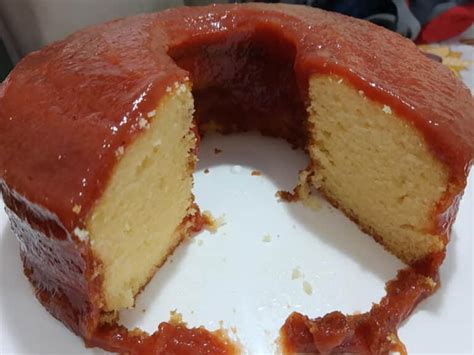 Bolo De Milho Cobertura De Goiabada Confeiteira