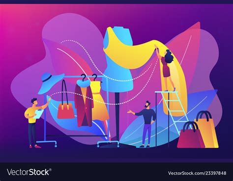 Fashion Industry Concept Royalty Free Vector Image