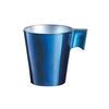 Taza Luminarc Flashy Expresso Café Azul Vidrio 8 Cl con Ofertas en