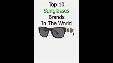 Top 10 Sunglasses Brands In The World Youtube