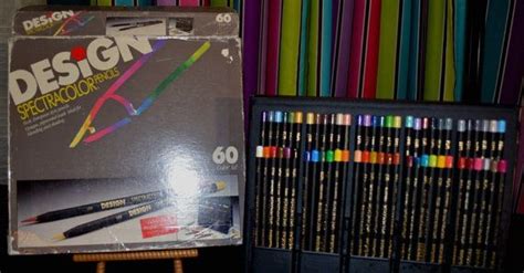 60 Pc Design SPECTRACOLOR Faber Castell Set 1401 1460 Collector