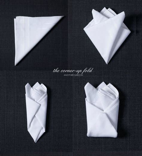 How To Fold A Hankie For A Suit - 5 Formal Pocket Square Folds | Fine