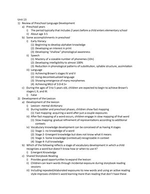 Unit 4 Unit 4 Notes From Online Lecture Videos With Quiz Answers