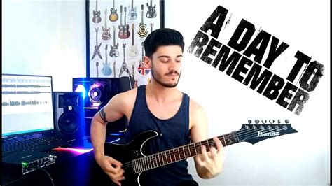 A Day To Remember Mindreader Guitar Cover Youtube