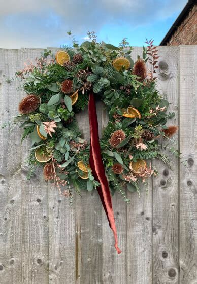 Luxury Christmas Wreath Workshop Stockport Events Classbento