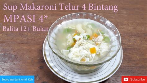 Cara Membuat MPASI Menu 4 Bintang Untuk Balita Usia 12 Bulan Keatas