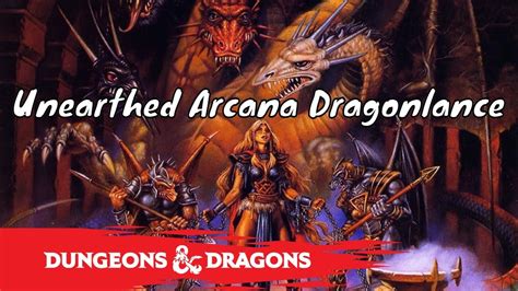 Unearthed Arcana Heroes Of Krynn Dragonlance Live Youtube