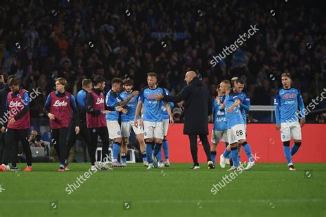 Khvicha Kvaratskhelia Ssc Napoli Celebrates Team Editorial Stock Photo ...