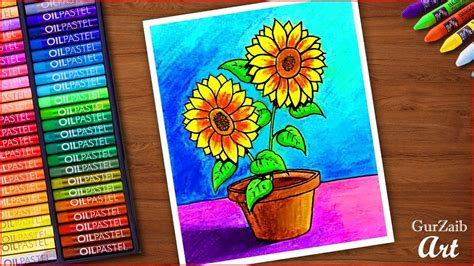 Beautiful Flower Vase Drawing Simple Flower Drawing Colour - In this drawing tutorial you will ...