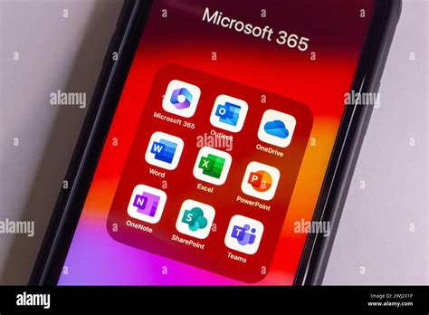 Apps Von Microsoft 365 Ehemals Office Einer Familie Cloud Basierter