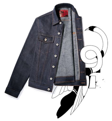 Selvedge Denim Jacket In Indigo Frank Oak X Naked Famous Denim