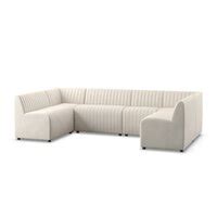 Augustine Dining Banquette U Shape Capri Oatmeal Four Hands