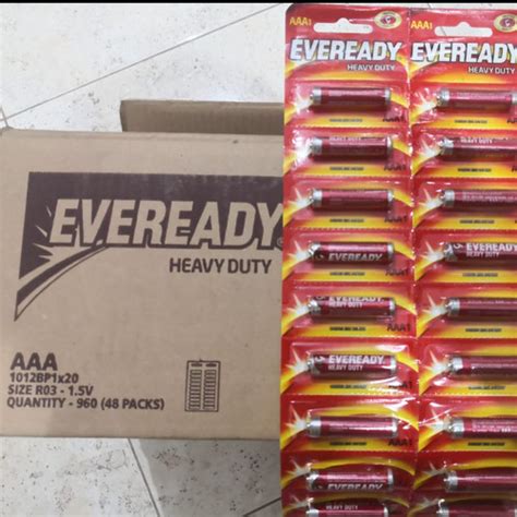 Jual BATERAI BATTERY EVEREADY AAA A3 AA A2 1 5V R6 A3 Jakarta