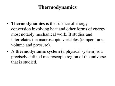 Ppt Thermodynamics Powerpoint Presentation Free Download Id9368901