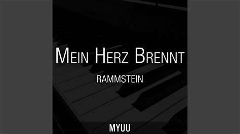 Mein Herz Brennt Piano Version Rammstein YouTube Music