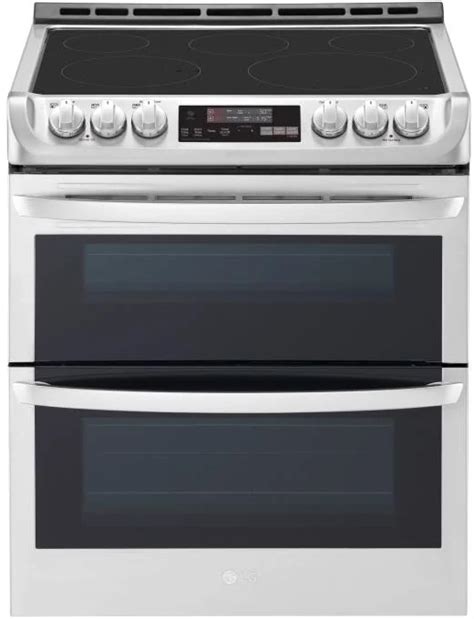 Lg Lte4815st 30 Inch Smart Slide In Electric Range With 5 Heating Elements Stainless Steel