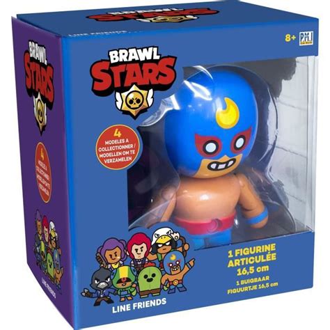 Bebeboutik Brawl Stars® 1 Figurine Articulée 16 5 Cm Lot 2 Figurines De Collection