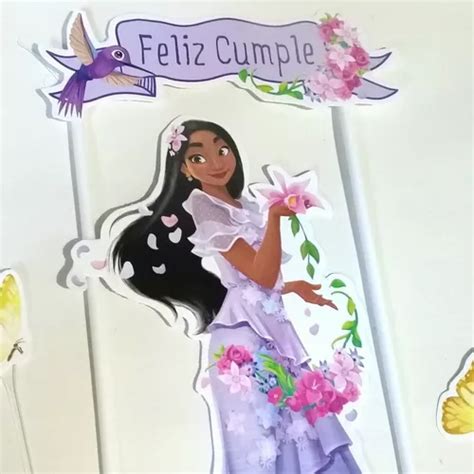 Cake Topper Adorno Para Torta Encanto Isabella En Venta En Capital